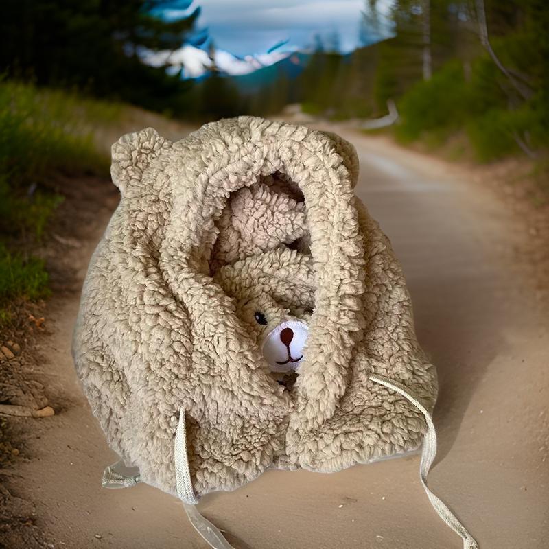 Cagoule enfant Balaclava Ourson beige