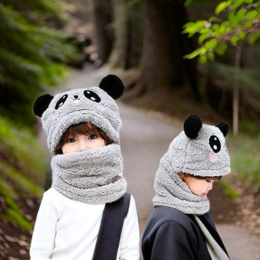 Cagoule_enfant_Balaclava_Panda_confortable