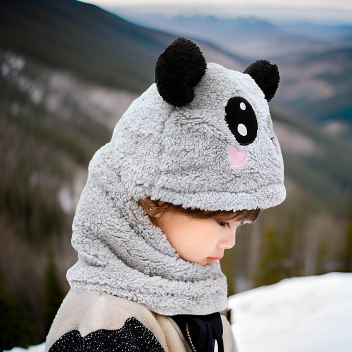 Cagoule_enfant_Balaclava_Panda_grise
