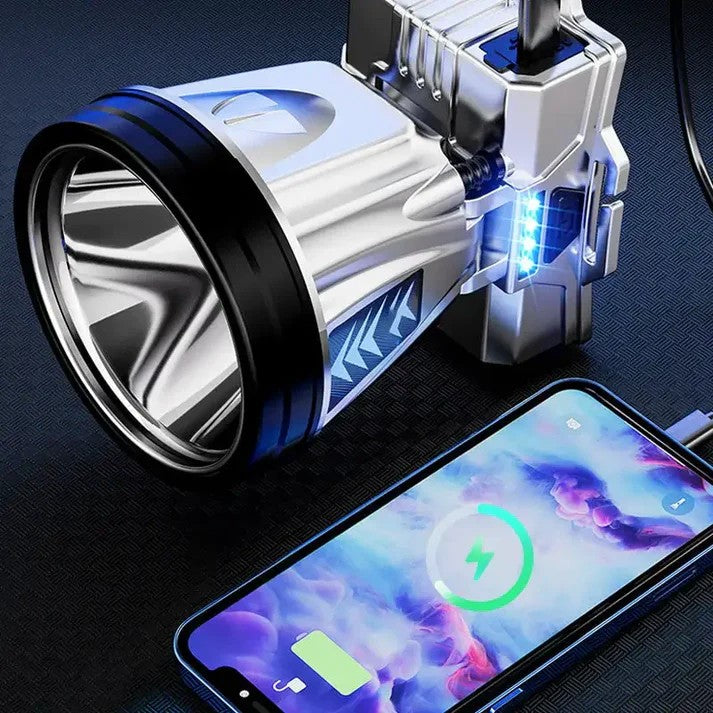 Lampe_Frontale_Puissante_Stronglight_station_de_chargement_de_secours
