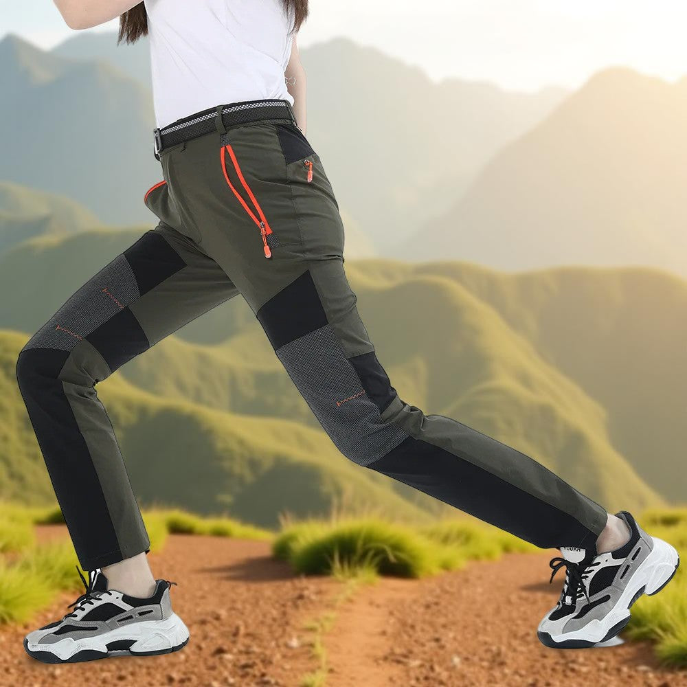 Pantalon_cargo_femme_Trekking_poches_zippees