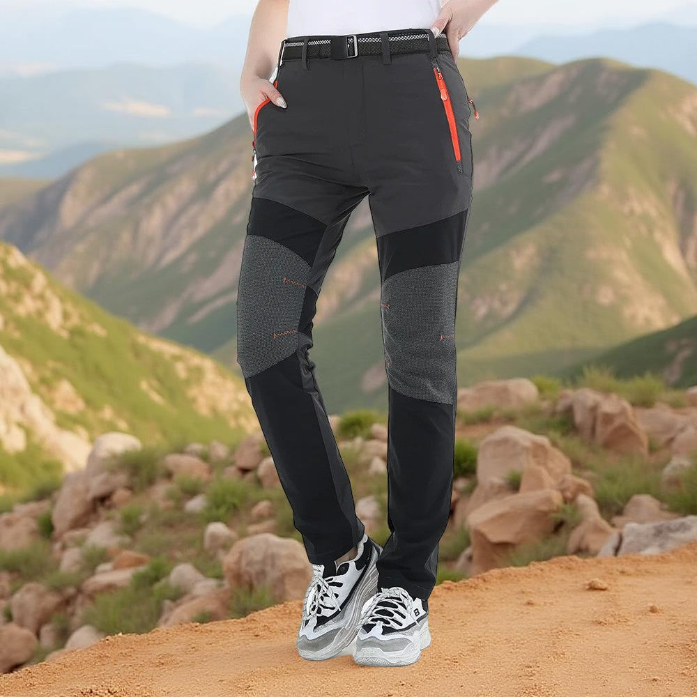 Pantalon_cargo_femme_Trekking_tissu_respirant