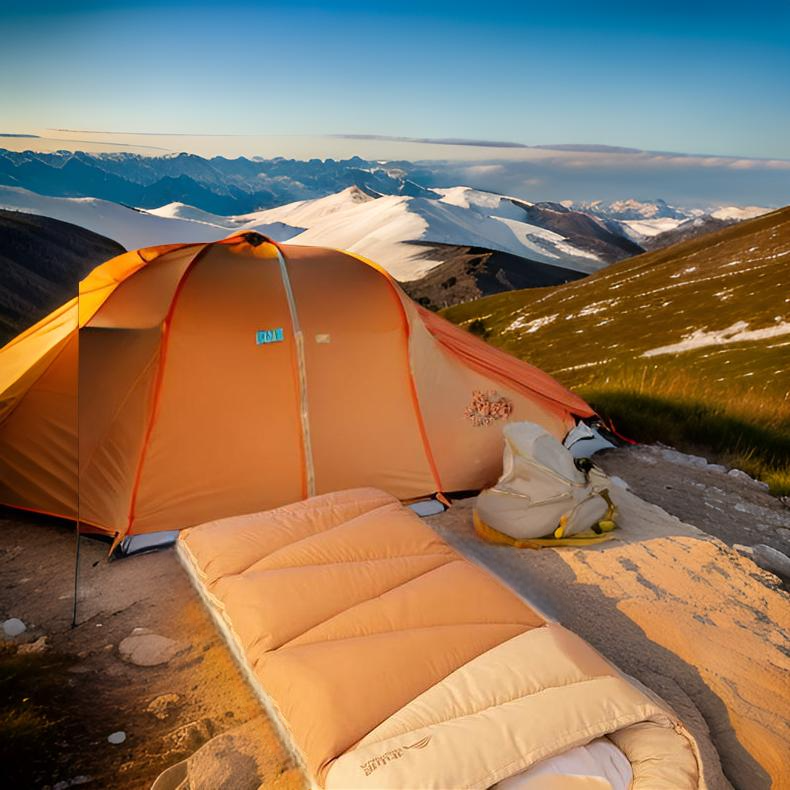 Sac de Couchage 0 degré Winter ouverture camping