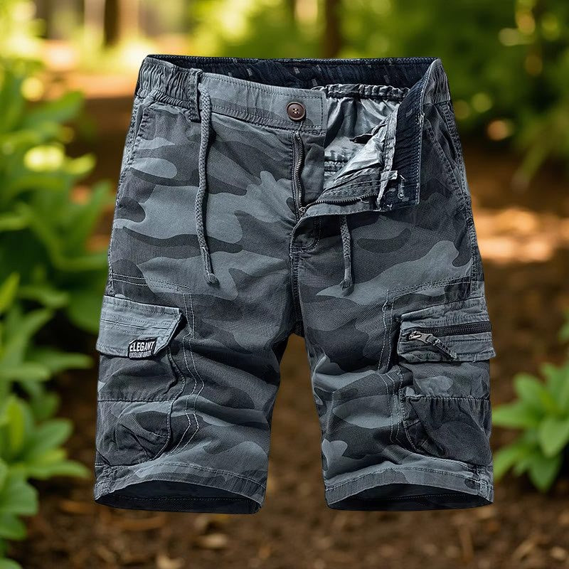 Short_cargo_homme_Camouflage_gris