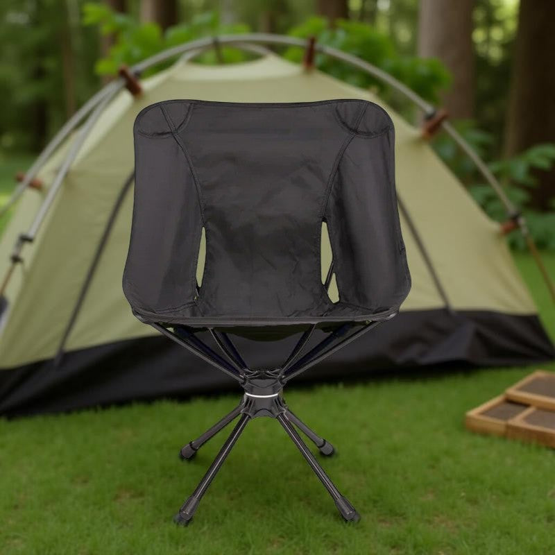 Chaise_pliante_Pivotante_noir