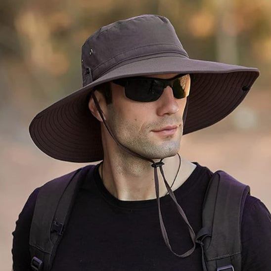 Chapeau homme Outdoor couleur noir