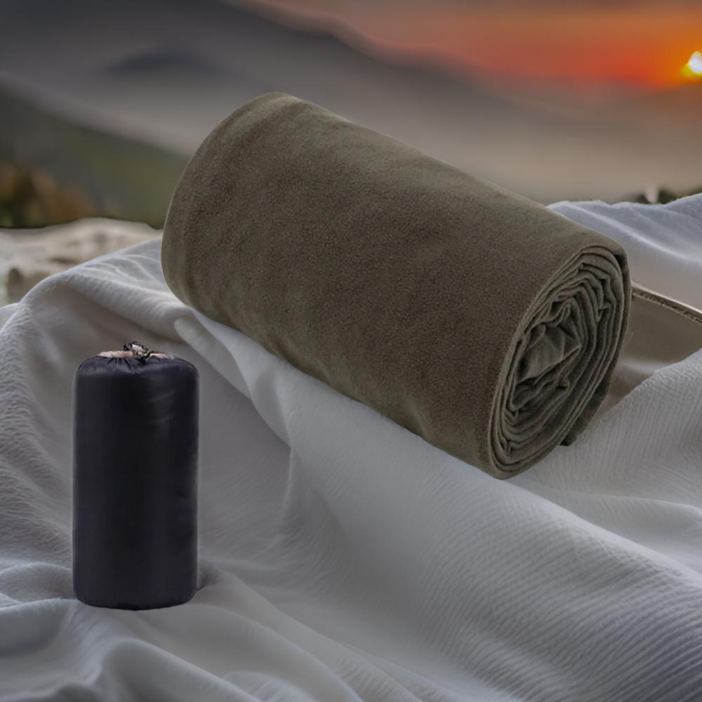 Drap de Sac de Couchage Polaire gris