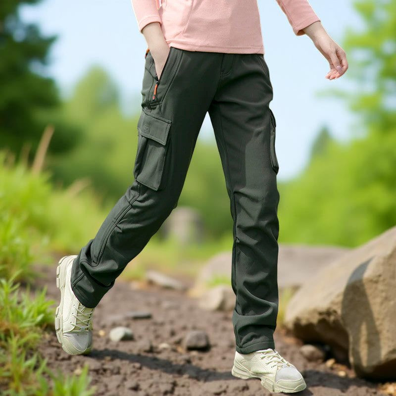 Femme_pantalon_cargo_Oversize_vert