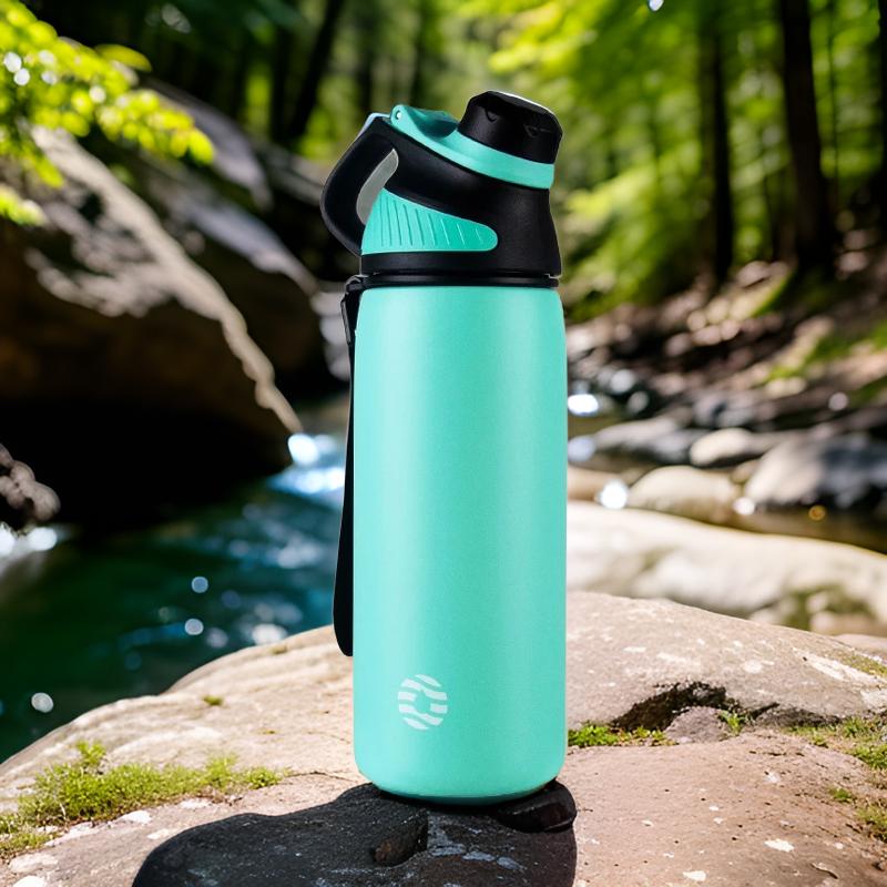 Gourde_isotherme_1l_Thermique_vert_menthe