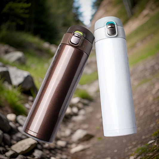 Gourde_isotherme_Legere_cafe_et_blanc