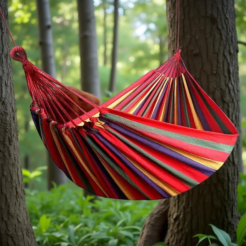 Hamac_suspendu_Break_rouge