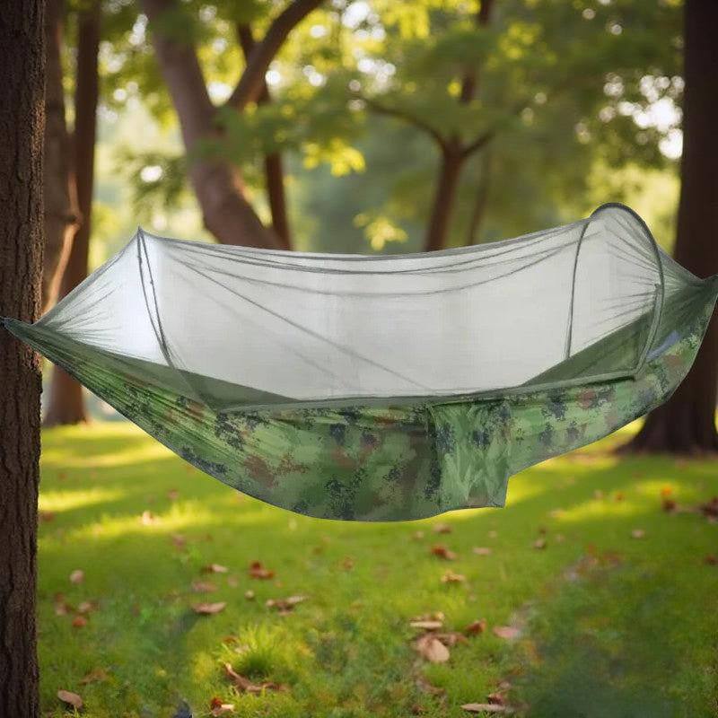 Hamac_suspendu_Moustiquaire_camouflage