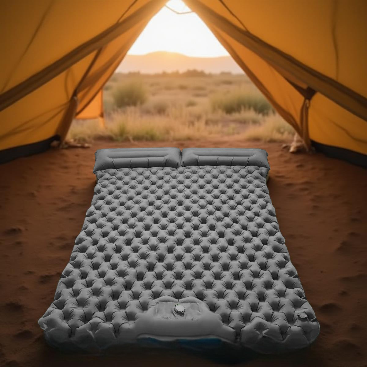 Matelas_gonflable_2_personnes_Camping_gris