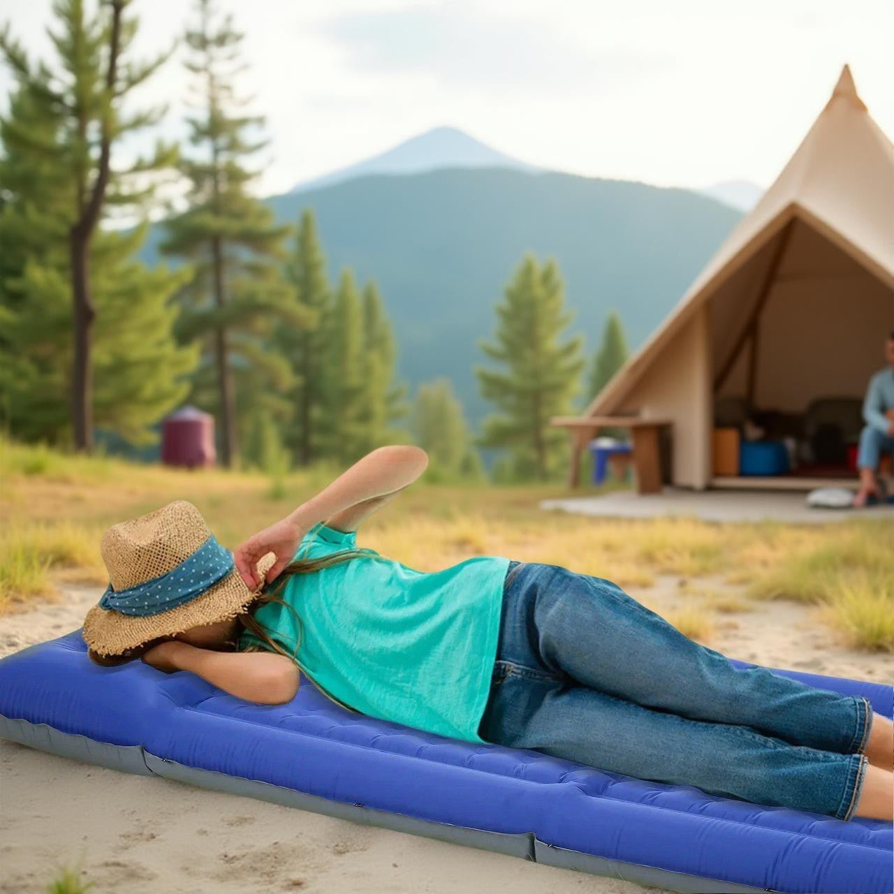 Matelas_gonflable_UltraEpais_pratique_et_utile