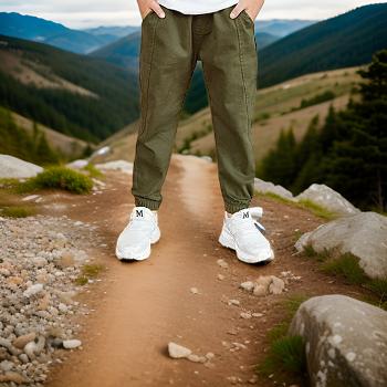 Pantalon_Cargo_Garcon_Casual_vert