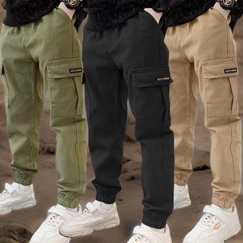 Pantalon_Cargo_Garcon_Confort_trois_couleurs