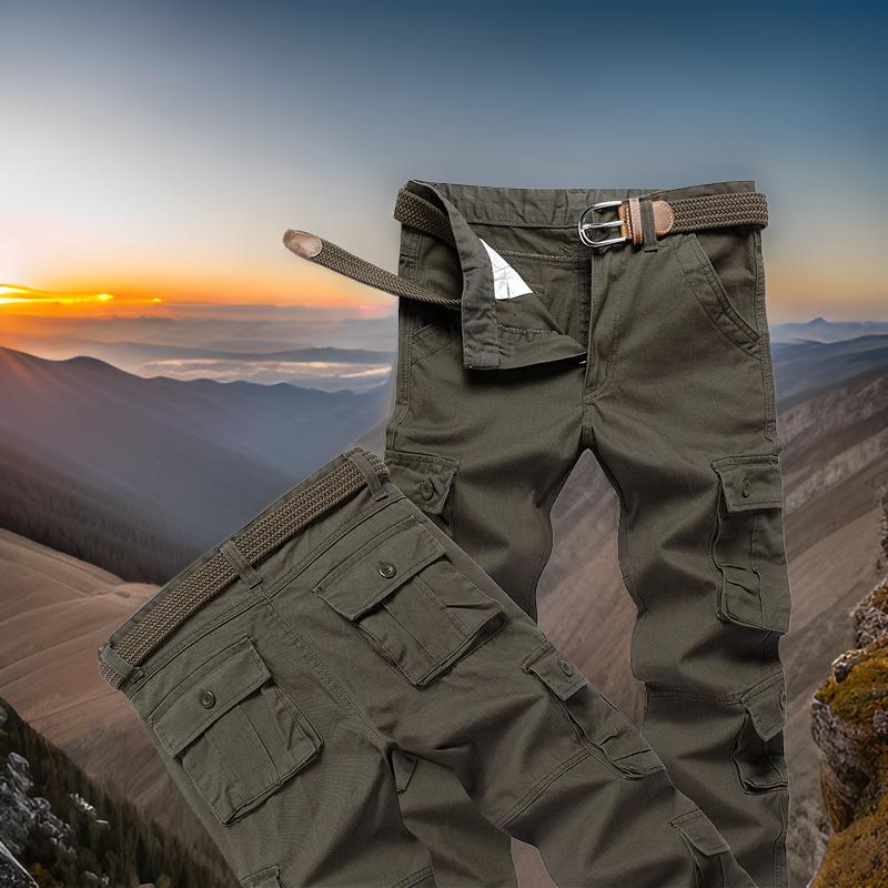 Pantalon_Cargo_Homme_Aventure_vert_armee