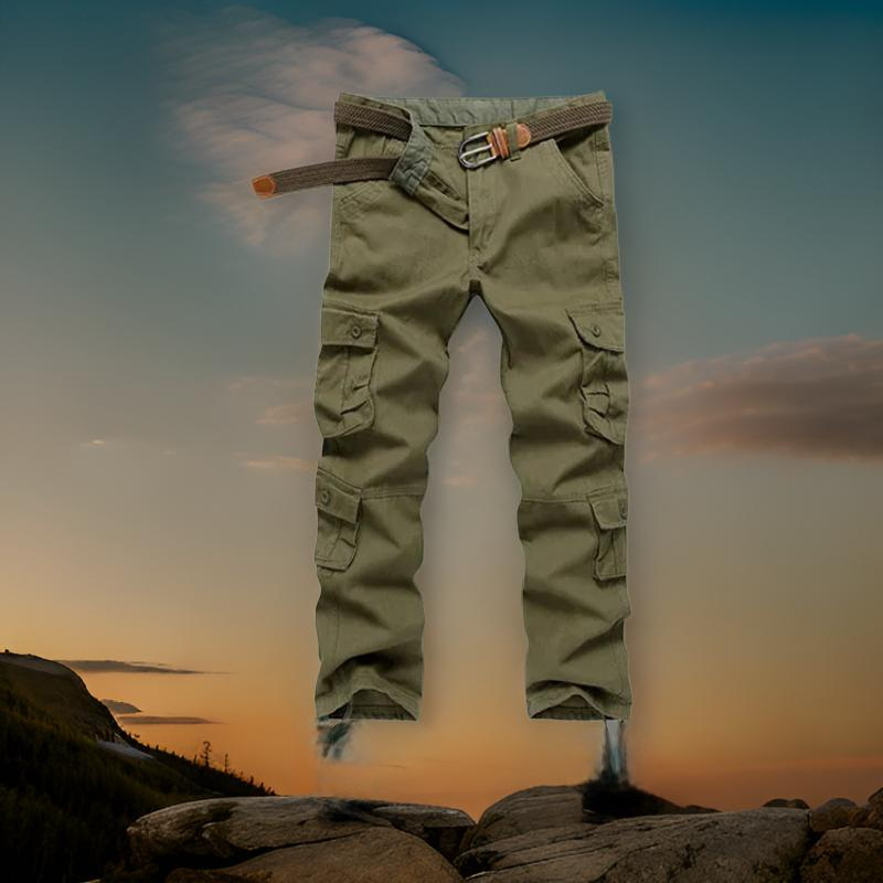 Pantalon_Cargo_Homme_Aventure_vert_face