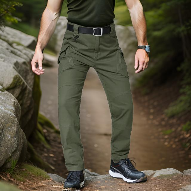 Pantalon_Cargo_homme_rando_vert