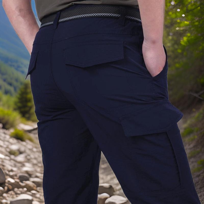 Pantalon_Cargo_impermeable_bleu_marine