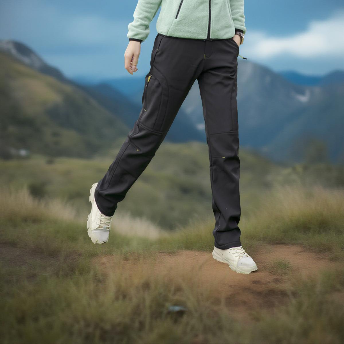 Pantalon_cargo_femme_Excursion_noir