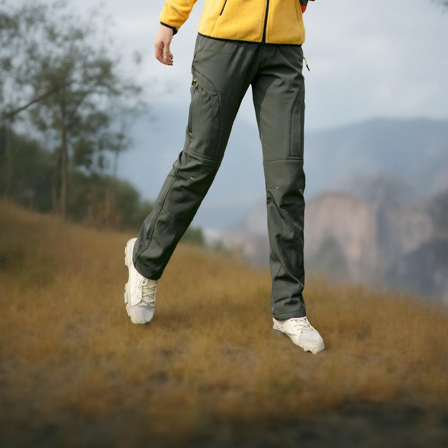 Pantalon_cargo_femme_Excursion_vert