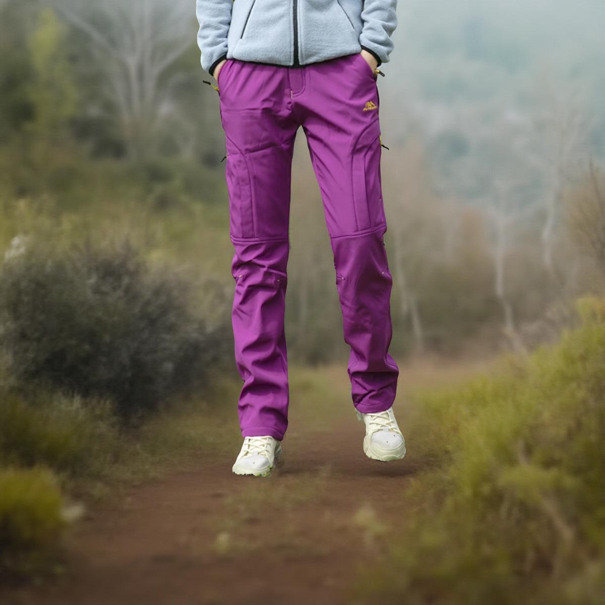 Pantalon_cargo_femme_Excursion_violet