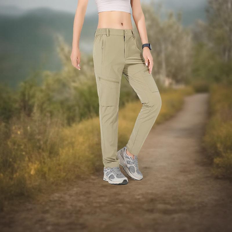 Pantalon_cargo_femme_Extensible_impermeable