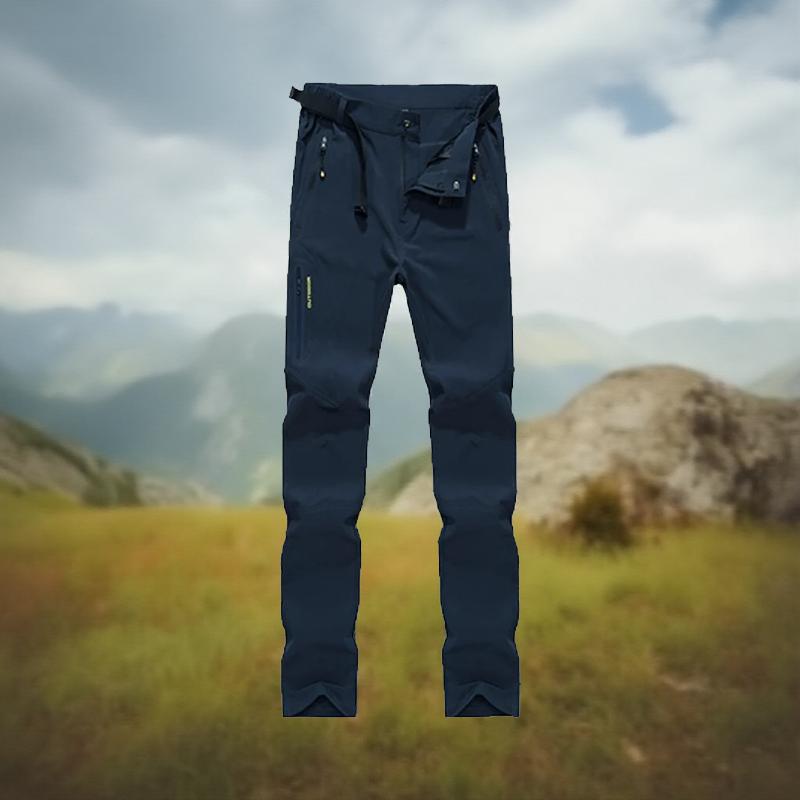 Pantalon_cargo_femme_Impermeable_bleu