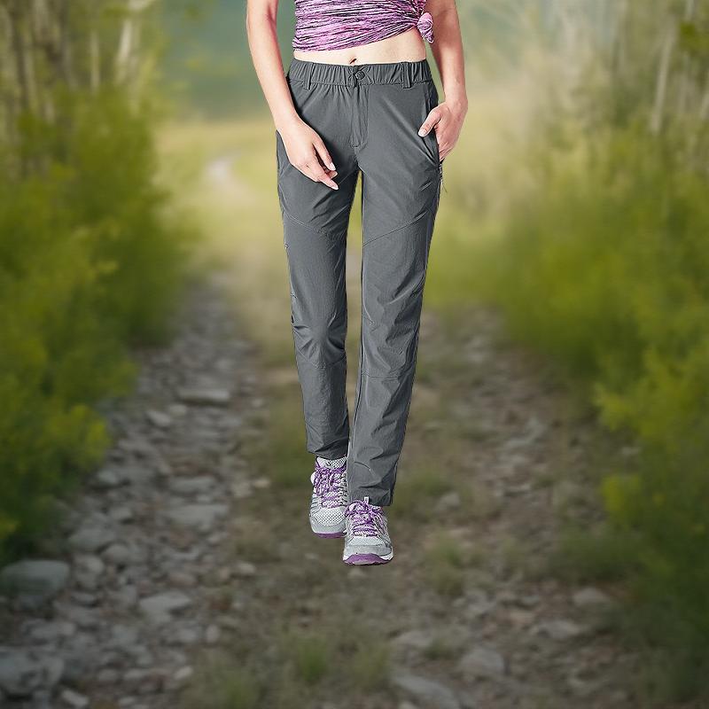 Pantalon_cargo_femme_PleinAir_gris_clair