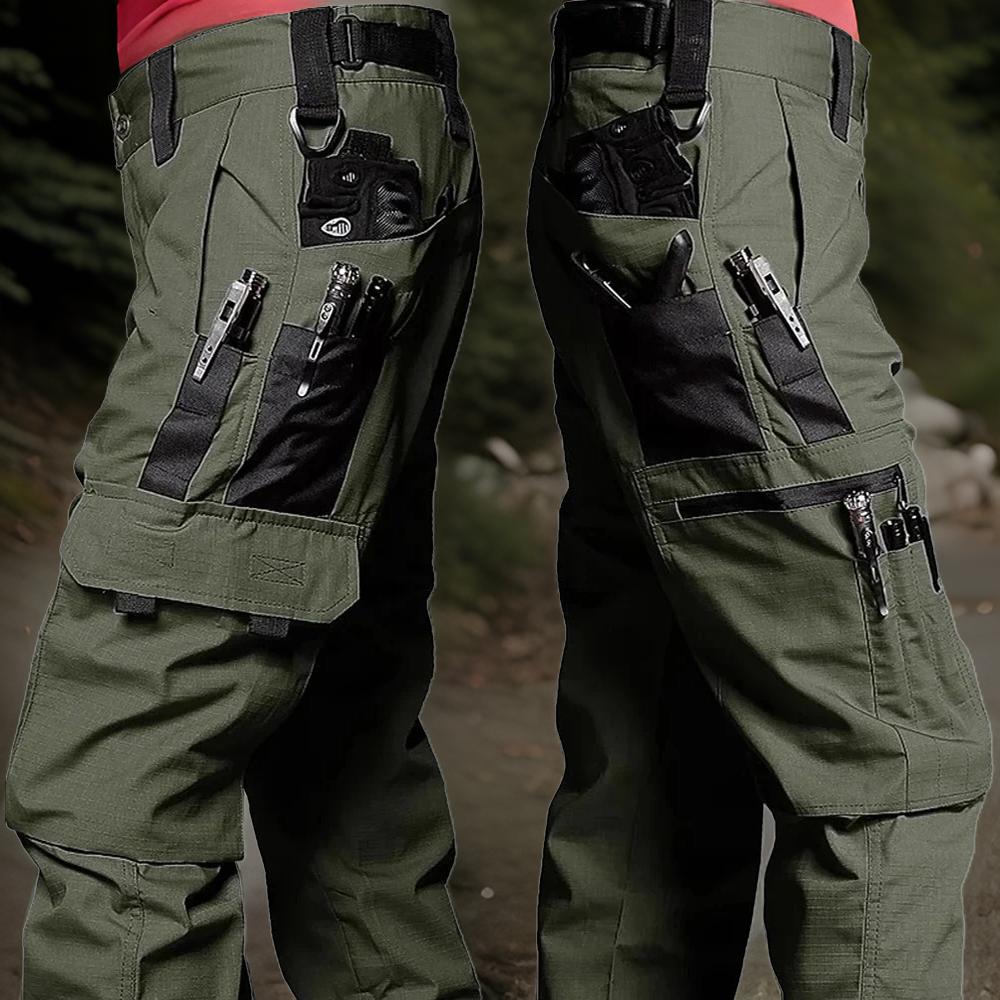 Pantalon_cargo_pour_homme_Outdoor_vert
