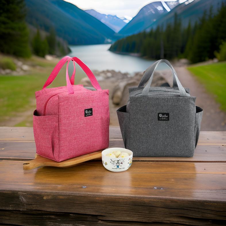 Sac_isotherme_repas_Pause_rose_et_gris