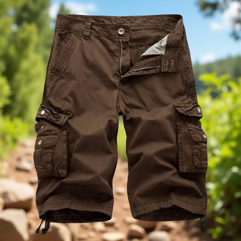Short_cargo_homme_Aventure_marron