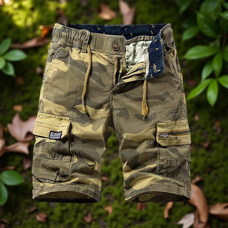 Short_cargo_homme_Camouflage_beige