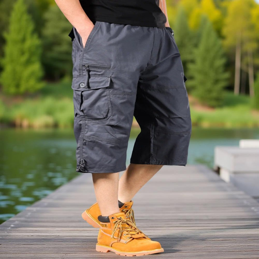 Short_cargo_homme_MiLong_gris