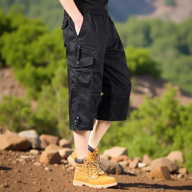 Short_cargo_homme_MiLong_noir