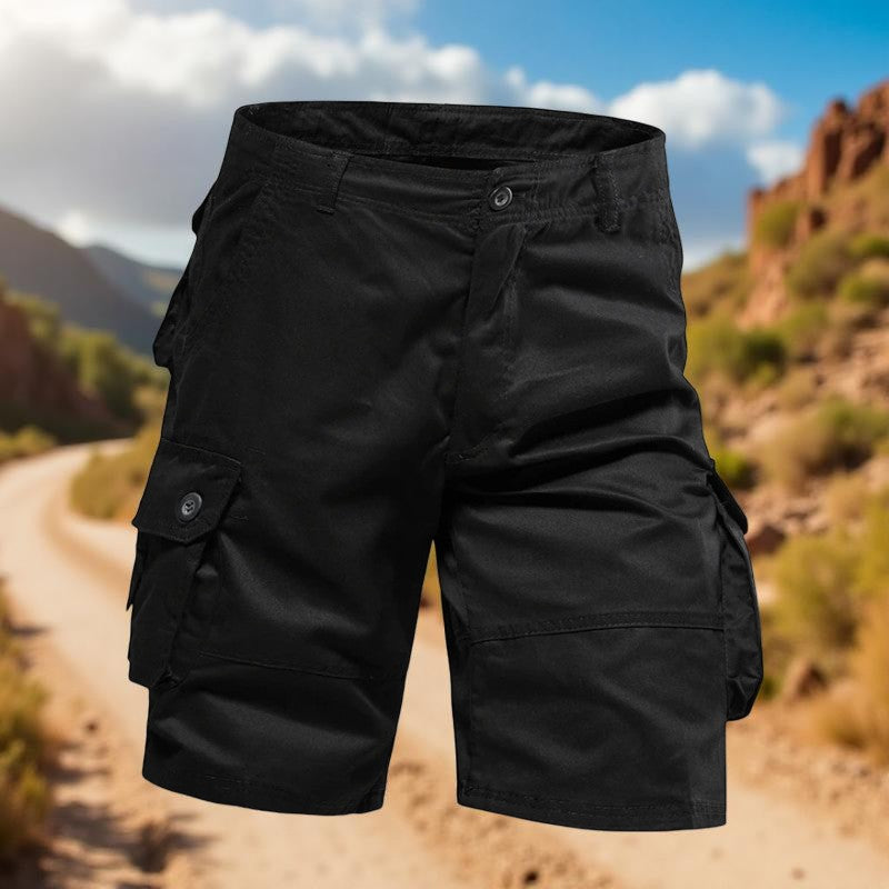 Short_cargo_homme_Rando_noir