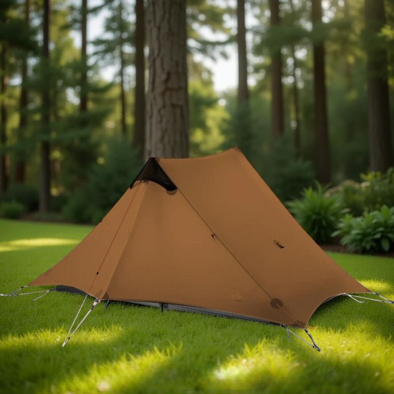 Tente_camping_-_Campeur_marron