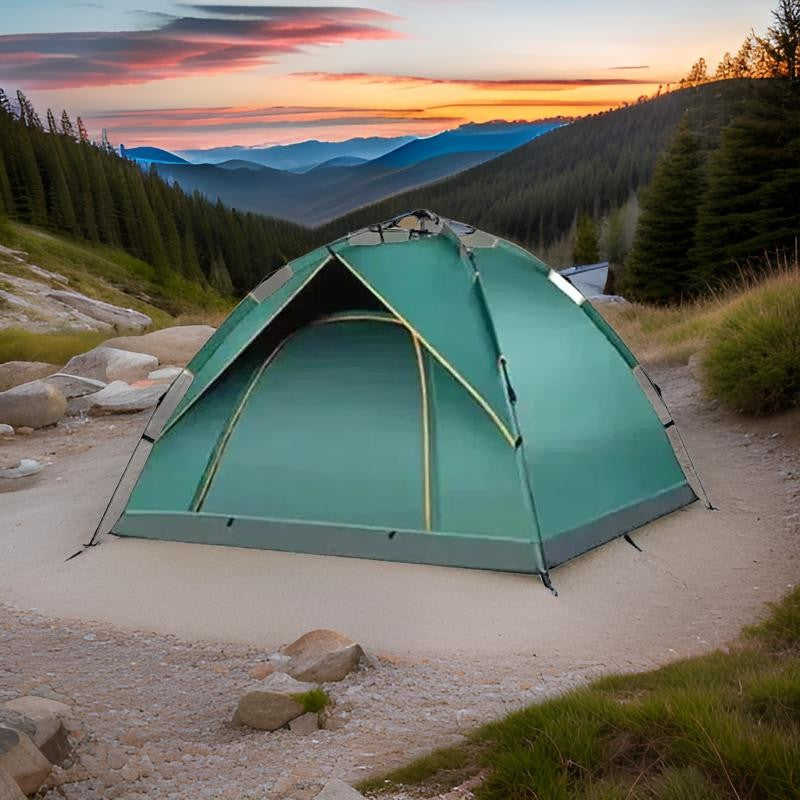 Tente_de_camping_Confort_vert