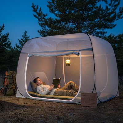 Tente moustiquaire ultra legere plein air