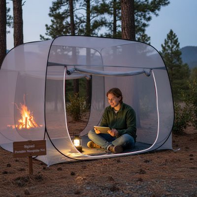 Tente moustiquaire ultra legere protectrice