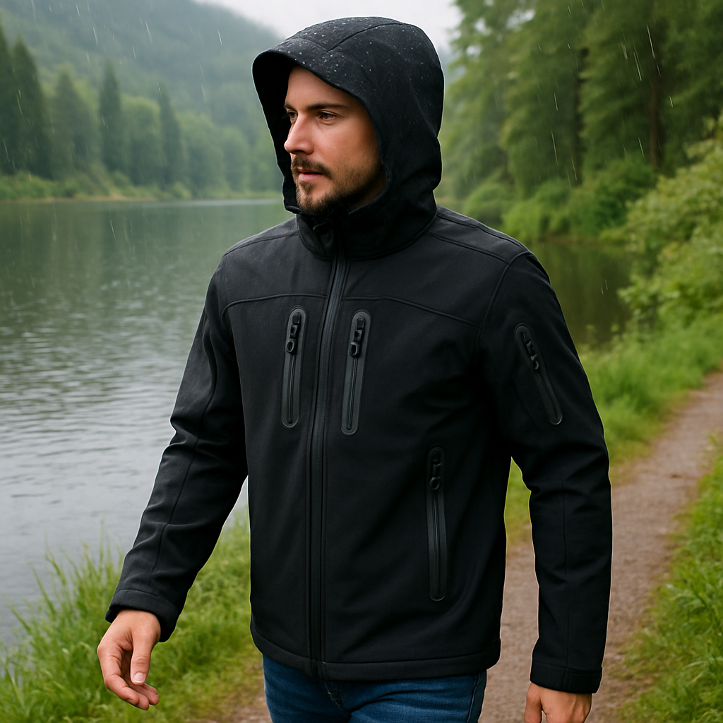 Veste_-_Impermeable_noir