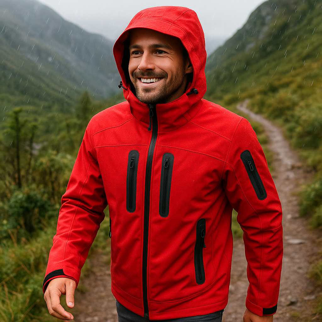 Veste_-_Impermeable_rouge