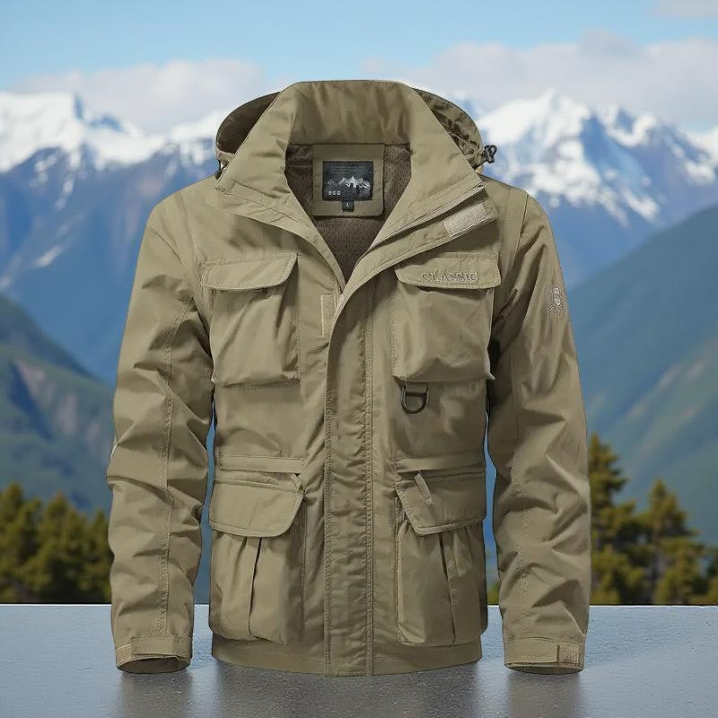 Veste_coupe_vent_homme_Outdoor_beige