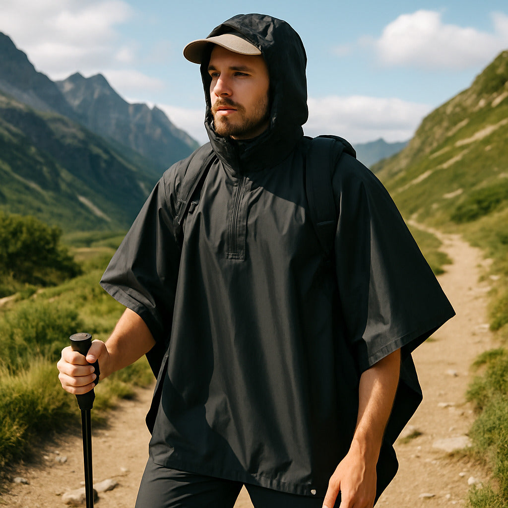 poncho-pluie-impermeable-compact-noir-sans-poche